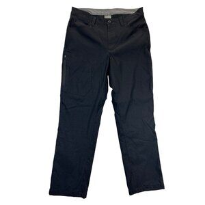 Eddie Bauer‎ Pants Mens 32x30 Black Fleece-Lined Tech Performance Hiking
